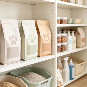 Curated Pet Supplies Restock & Pantry Setup